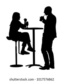 Sitting In Restaurant Stock Vectors, Images & Vector Art 