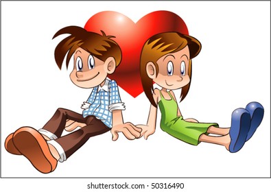 couple sitting together
