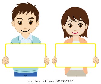 couple of the smile