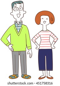 Couple of smile