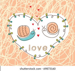 couple of snail