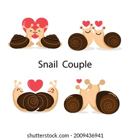 Couple of snails in love.