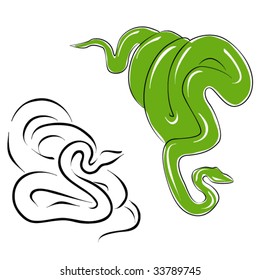 couple of snakes - python and boa