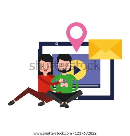couple social media