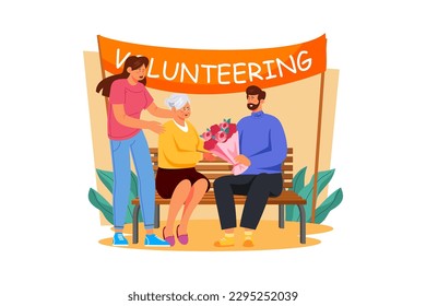 A couple spends the day volunteering at a local women's shelter