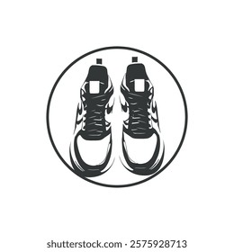 Couple Sports Shoes Minimalist Icon