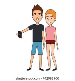 couple taking a selfie