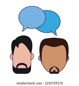 Couple talking avatar