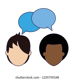 Couple talking avatar