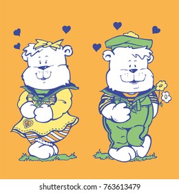 Couple of teddy bears