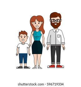 couple with their son icon