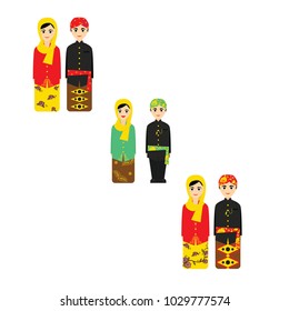 Couple traditional of Jakarta