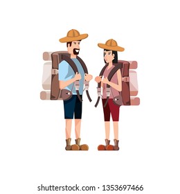 couple traveler avatar character
