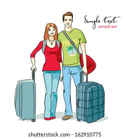 couple of travellers
