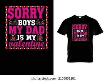 A couple of T-shirt designs for Valentine’s day. Valentine’s day illustration Romantic and cute elements and lovely typography  Valentine’s day elements. Valentine day vector t-shirt design