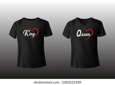 Couple Valentine's Day T-Shirt Designs free download