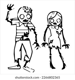 couple in vector art style