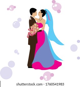 a couple vector design image