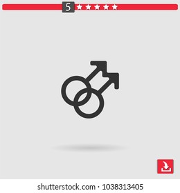 couple vector icon