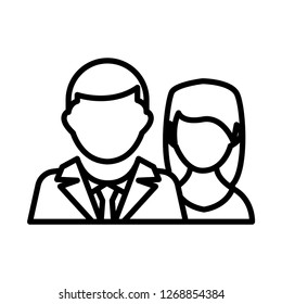 Couple vector icon
