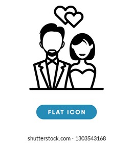 Couple vector icon