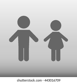 Couple Vector Icon Illustration