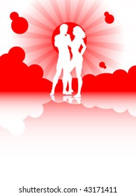 couple vector illustration