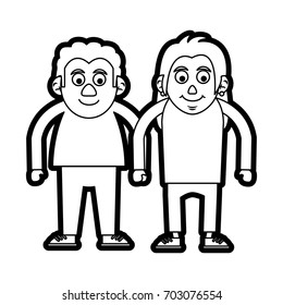 couple vector illustration