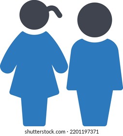 couple Vector illustration on a transparent background.Premium quality symbols.Glyphs vector icon for concept and graphic design.
