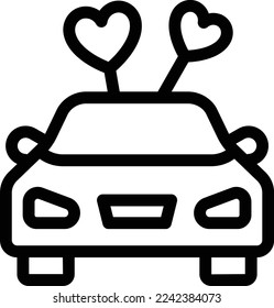 couple Vector illustration on a transparent background. Premium quality symmbols. Thin line vector icons for concept and graphic design. 
