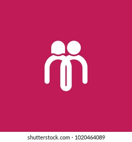 couple vector logo. couple vector illustration