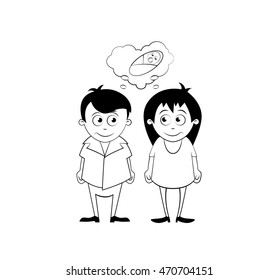 Couple waiting for baby