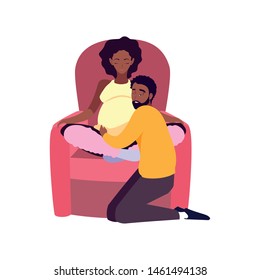couple waiting baby pregnancy and maternity