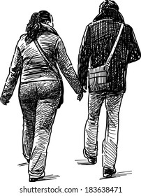 couple at walk