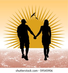 couple walking