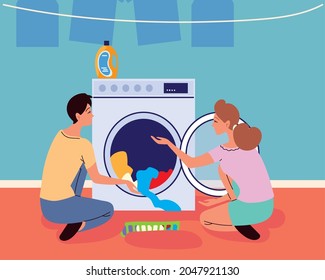 3,174 Laundry couple Images, Stock Photos & Vectors | Shutterstock