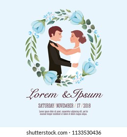 couple wedding card