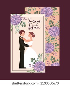 couple wedding card