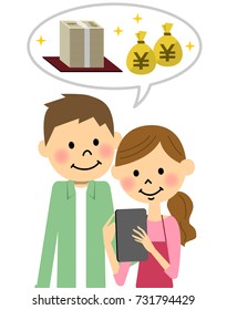 The couple who operates a tablet