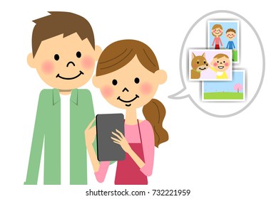 The couple who operates a tablet