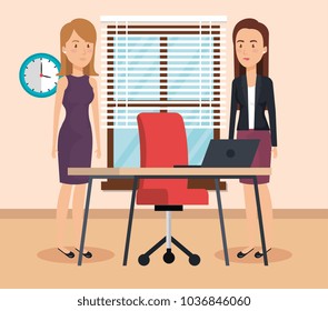 couple working in the office