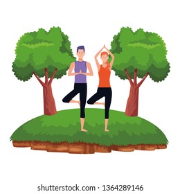 couple yoga poses