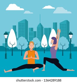 couple yoga poses