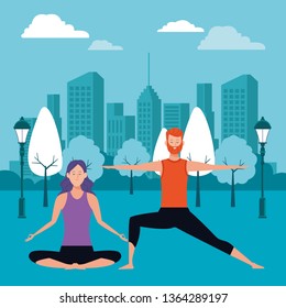couple yoga poses