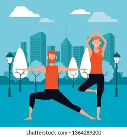 couple yoga poses