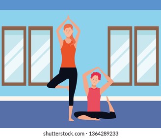 couple yoga poses