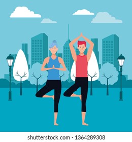 couple yoga poses