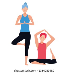 couple yoga poses