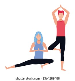 couple yoga poses