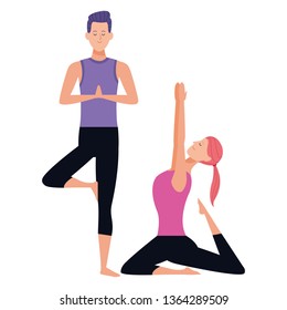 couple yoga poses